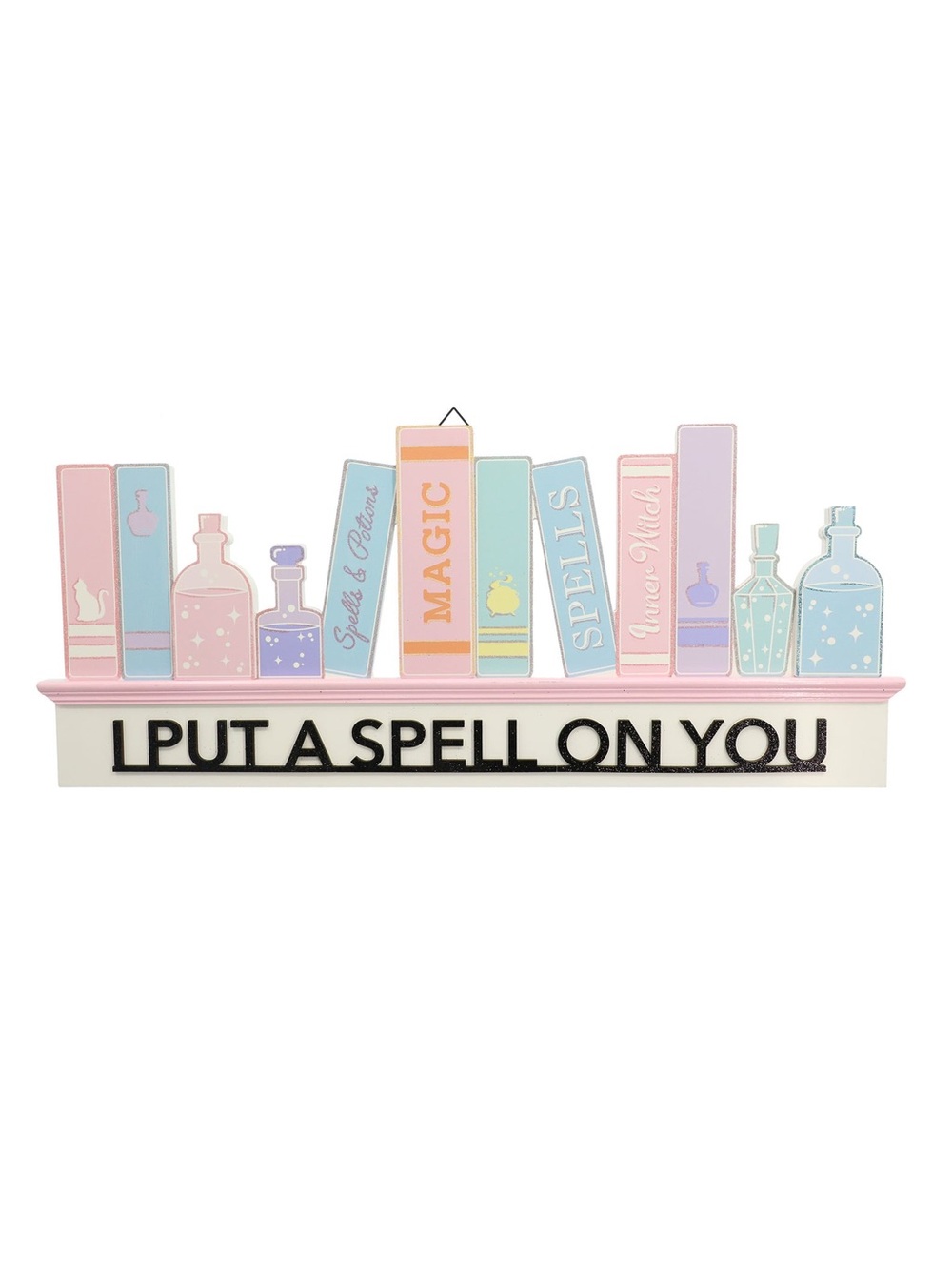 Ashland Pastel Spell Shelf Sign in Pink, Blue, Lavender, Mint